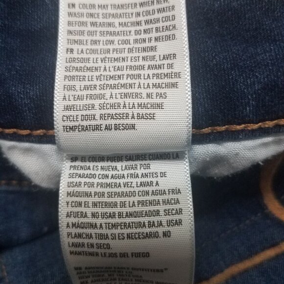 American Eagle Super Stretch X4 Jeggings Women's Size 16 - Picture 7 of 7